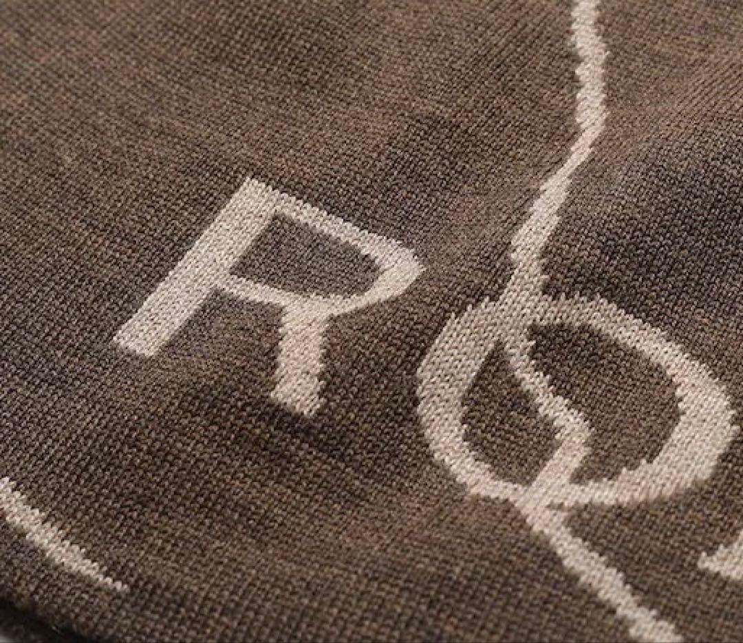 【新品未使用】ROA ロア Beanie Logo \"dark brown\"