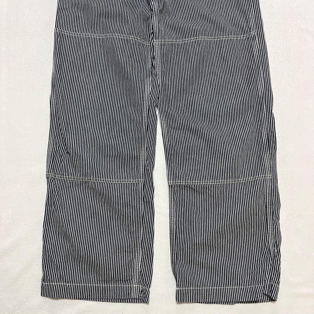 美品 倉敷天領デニム TENRYO ヒッコリー ダブルニーペインターパンツ 36