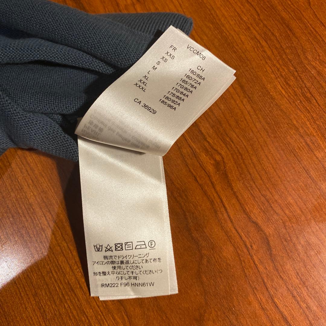 値下げ　Louis Vuitton ネイビー ニット サマープルオーバー