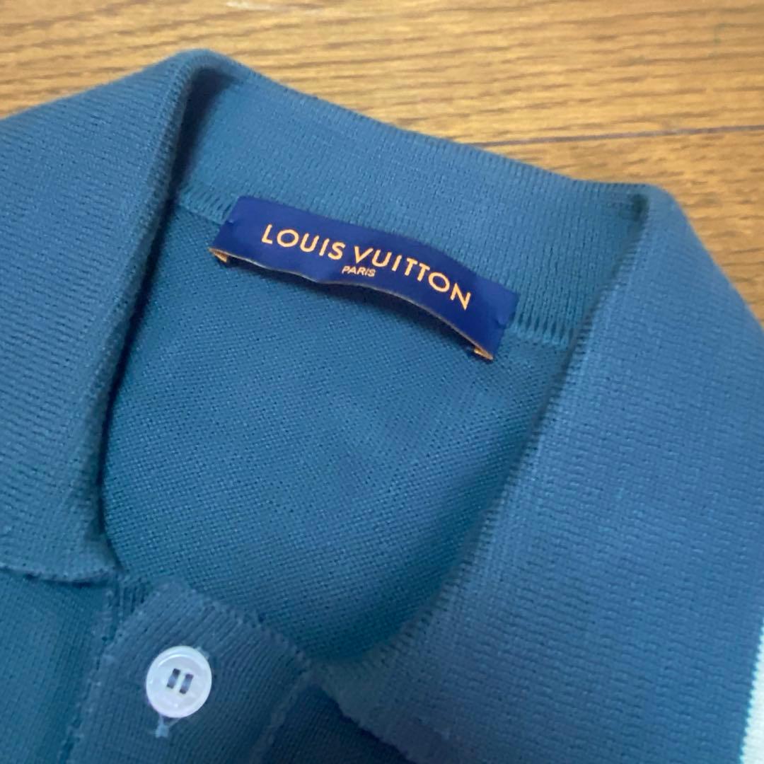 値下げ　Louis Vuitton ネイビー ニット サマープルオーバー