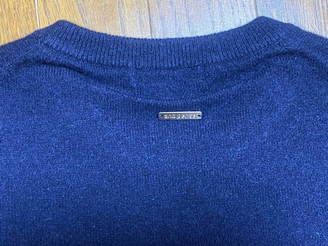 アンパスィ and per se カシミヤ クルーネックセーター メンズ