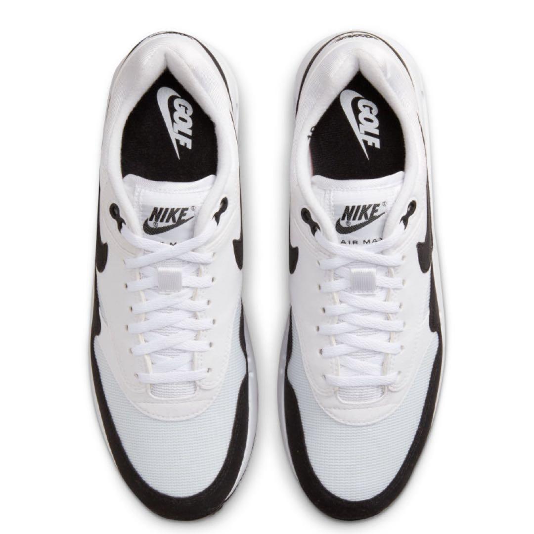 ［新品］NIKEエアマックス １　ゴルフシューズ　ホワイト/ブラック