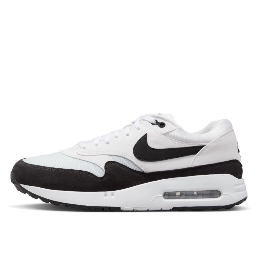 ［新品］NIKEエアマックス １　ゴルフシューズ　ホワイト/ブラック