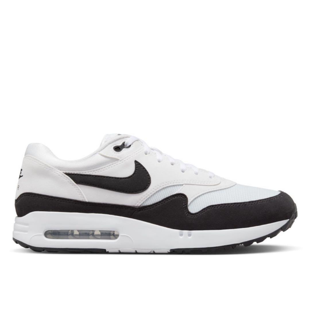 ［新品］NIKEエアマックス １　ゴルフシューズ　ホワイト/ブラック