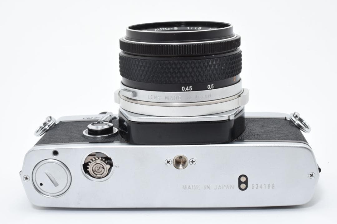 超美品　OM-2N シルバー 50mm f1.8 モルト新品交換済　M863