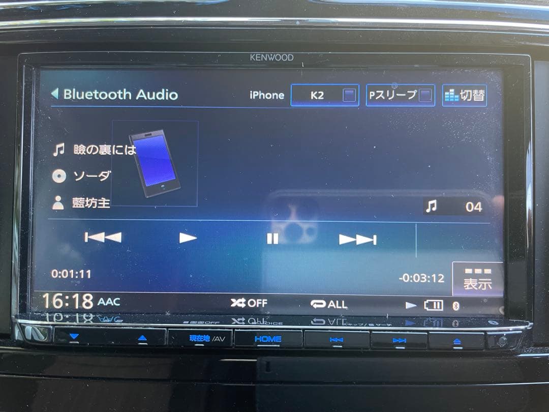 KENWOOD MDV-D706BT ナビ　ドラレコセット