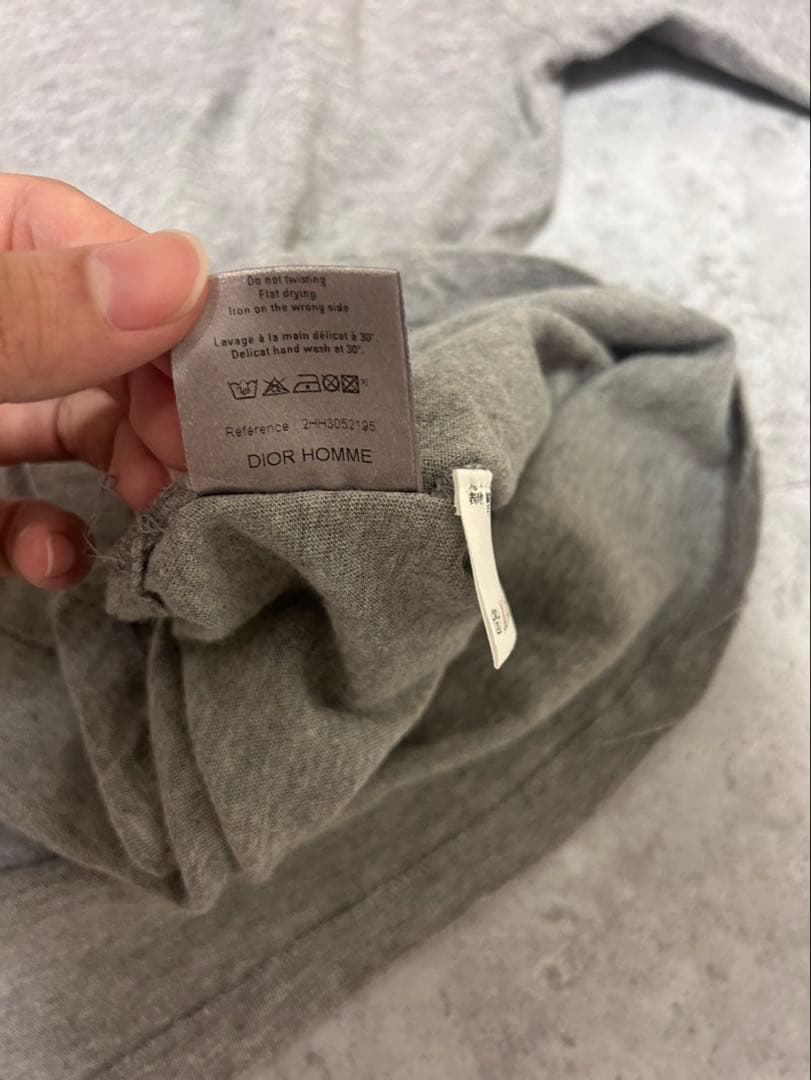 Dior Homme AW02 グリフィン　グレー　ロンT