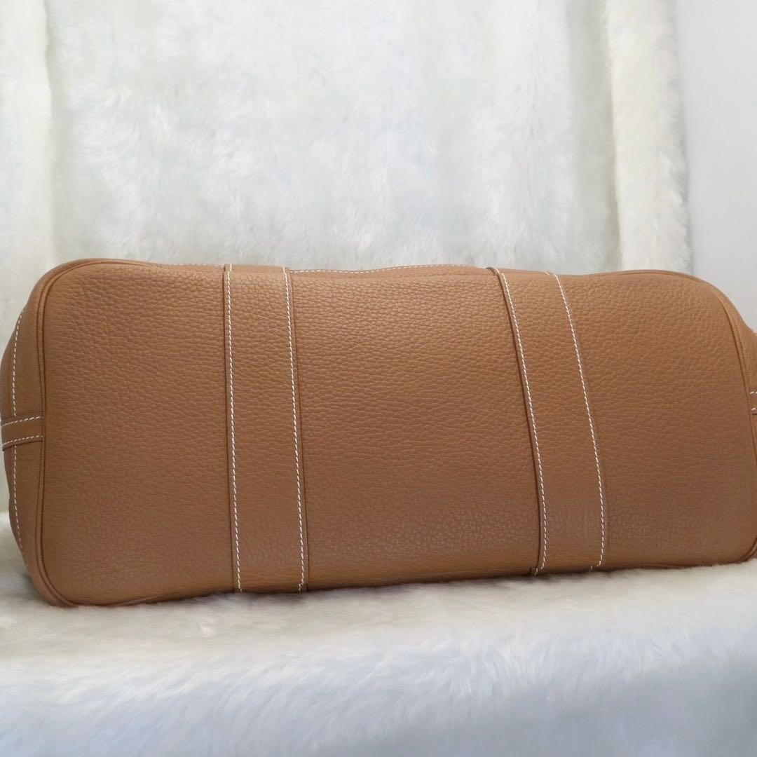 ✨新品展示品✨HERMES❤️ガーデンパーティPM♪大人気ゴールド✨