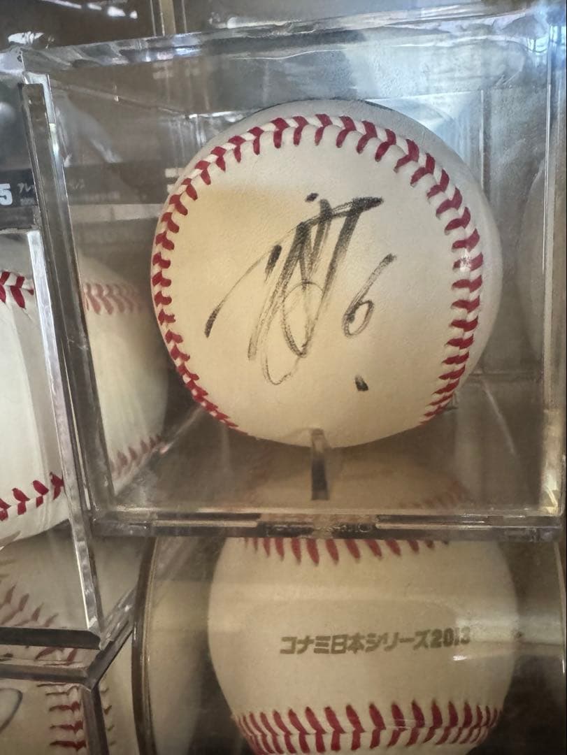 巨人　坂本勇人　投げ込み直筆サインボール