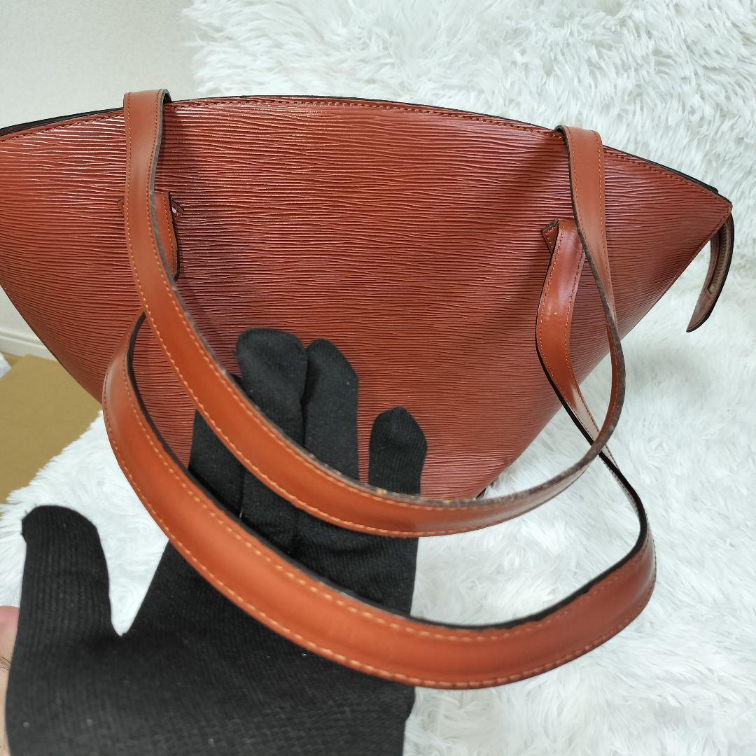 ルイヴィトン エピ サンジャック トート ブラウン