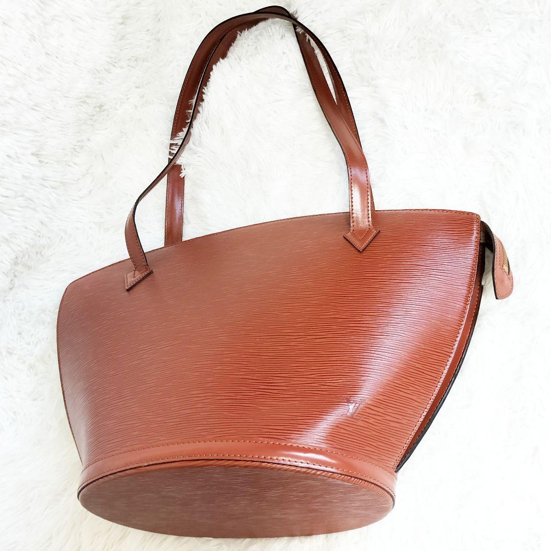 ルイヴィトン エピ サンジャック トート ブラウン