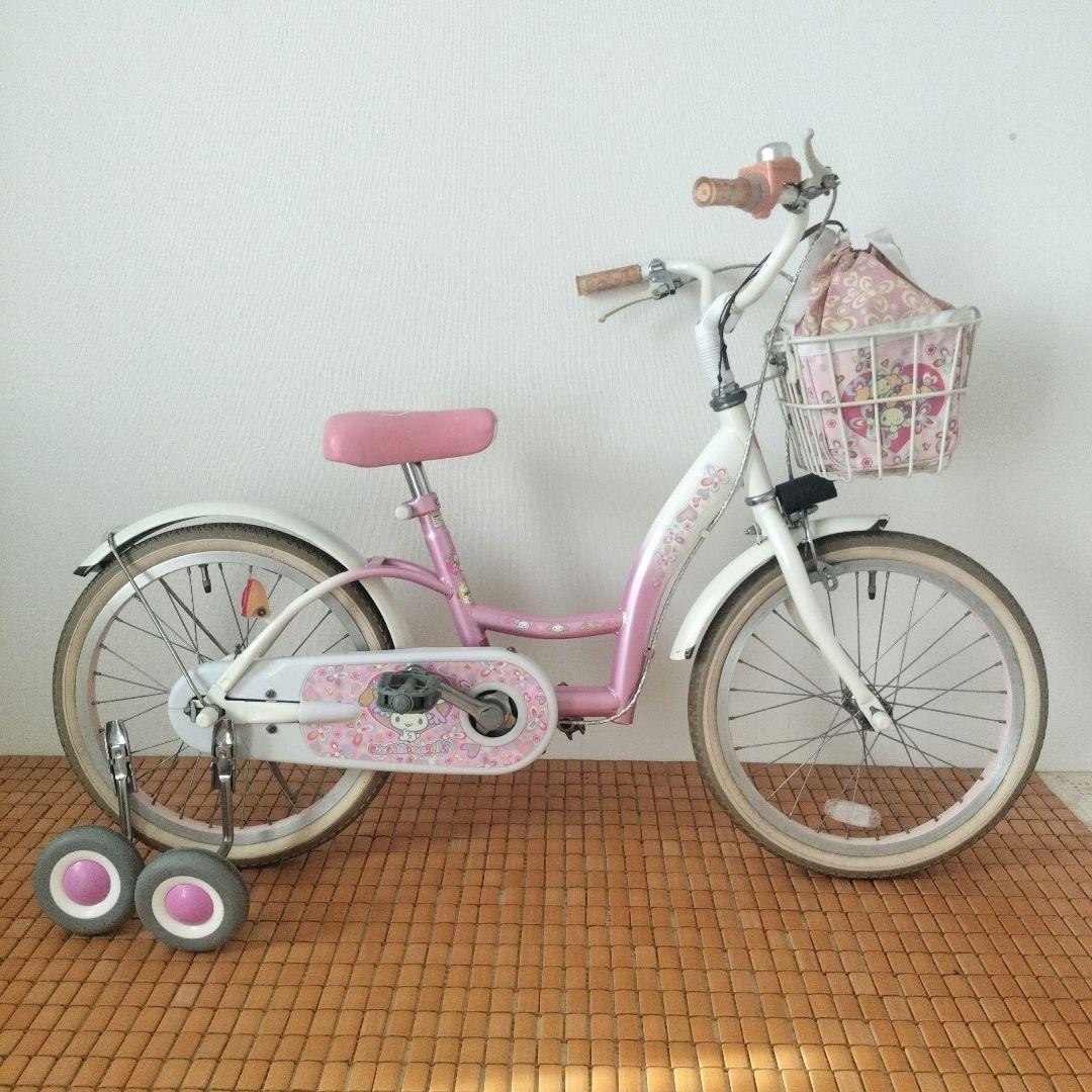 【引き取り限定】 M&M SRJ18型 ディズニーキャラクター仕様キッズサイクル