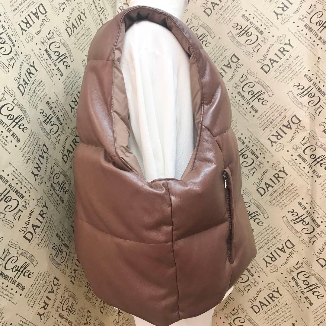 メルヴィンス ベスト L リモンタ リバーシブル ダウン レザー S3273