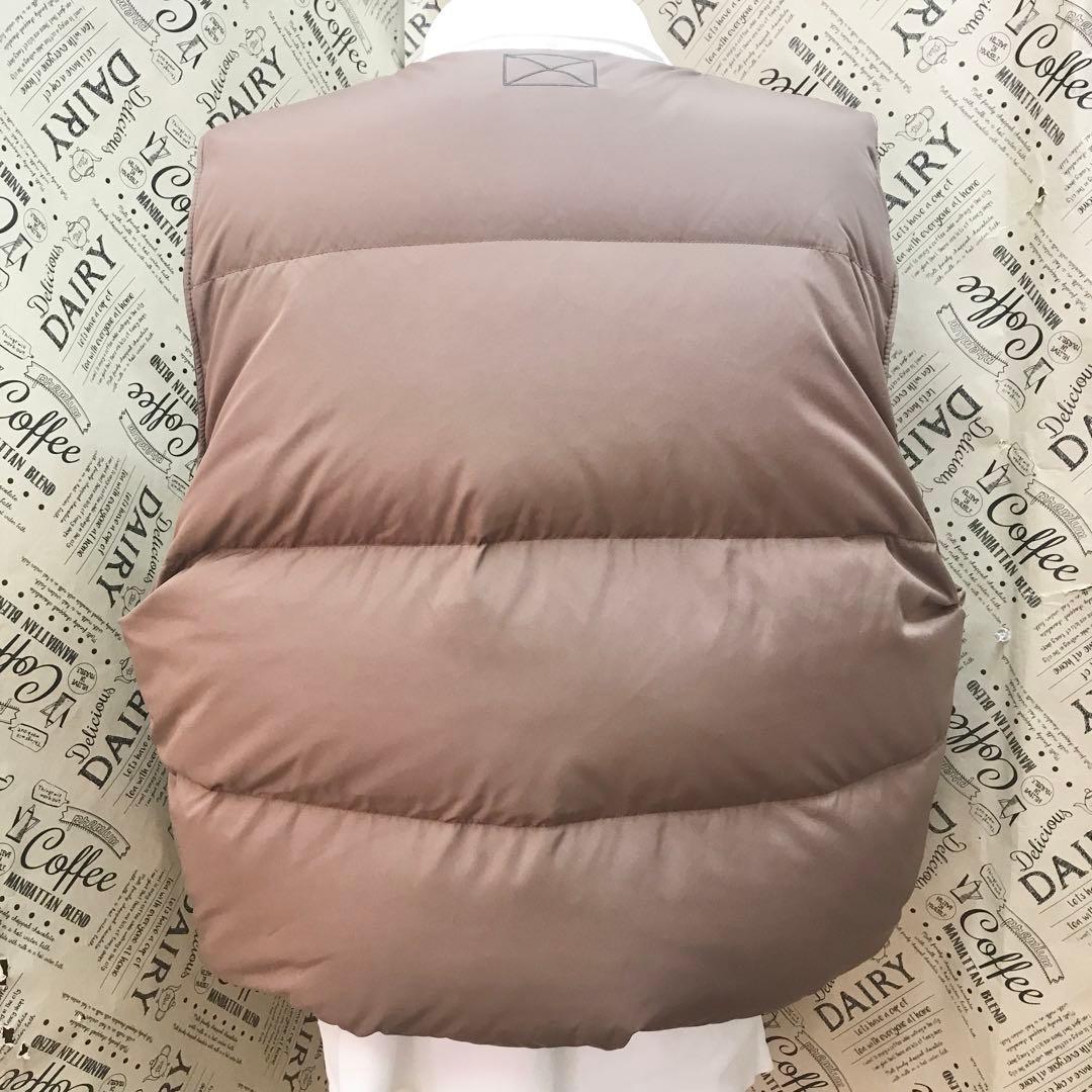 メルヴィンス ベスト L リモンタ リバーシブル ダウン レザー S3273