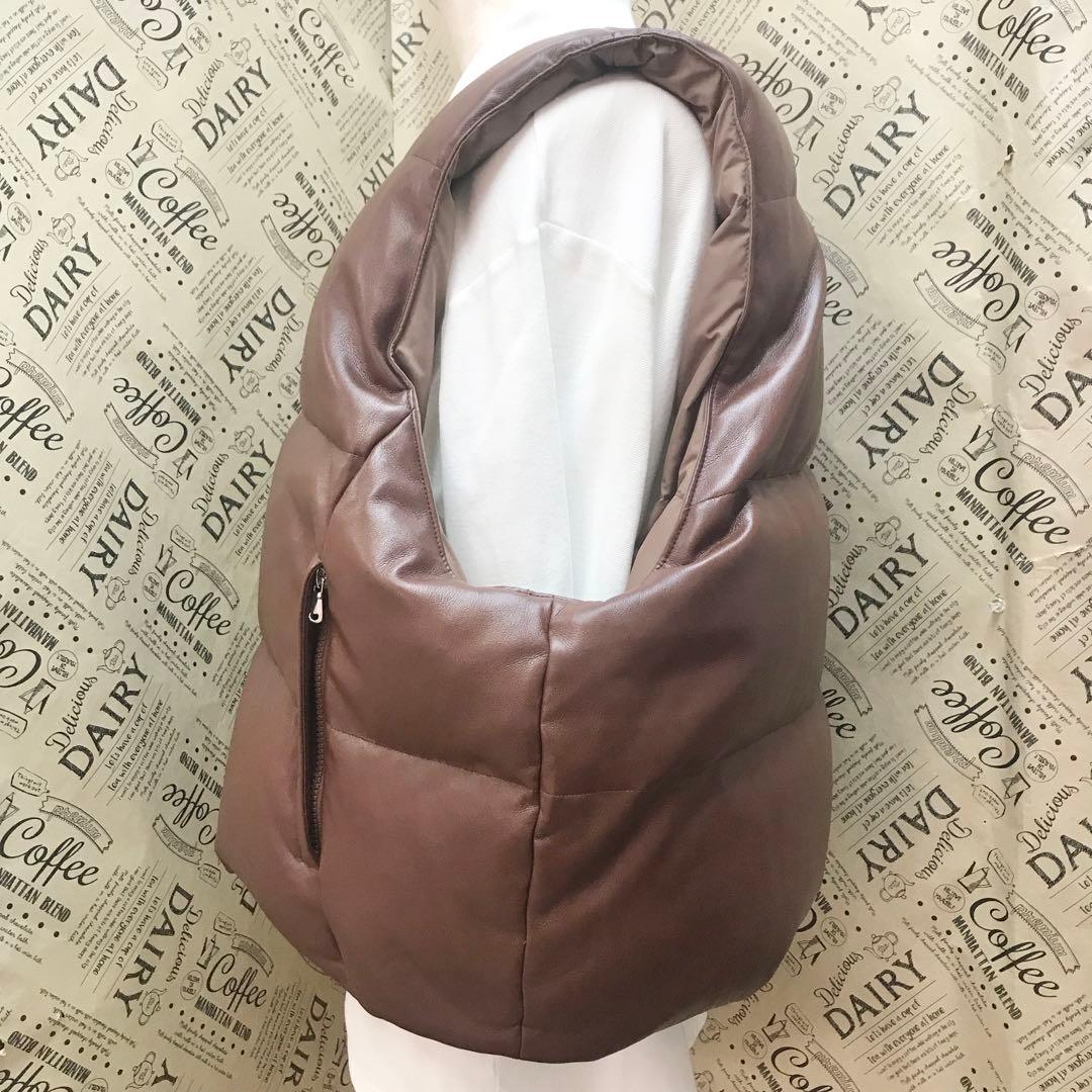 メルヴィンス ベスト L リモンタ リバーシブル ダウン レザー S3273