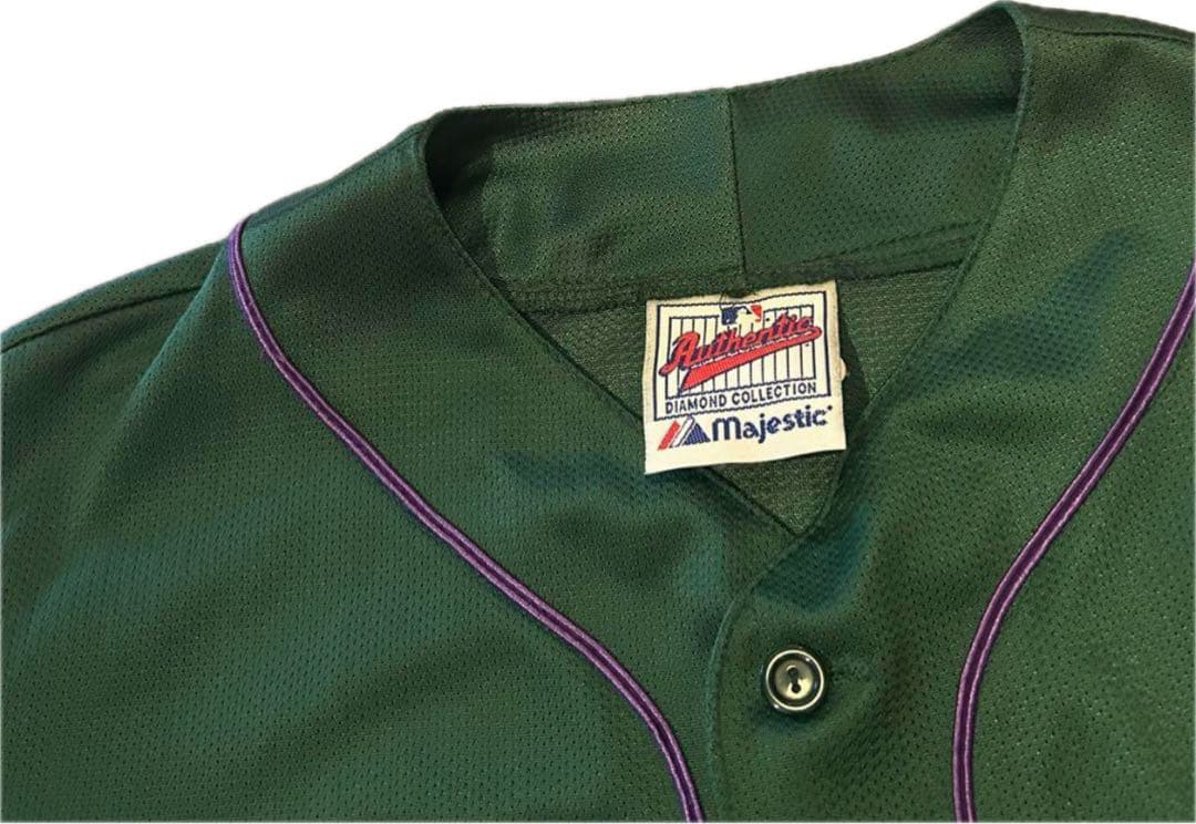 90s majestic mlb rockles ベースボール シャツ