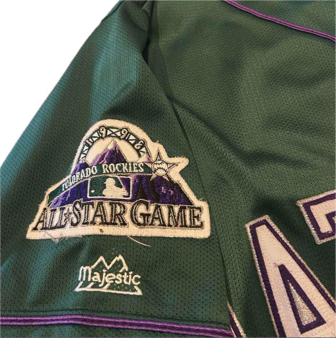 90s majestic mlb rockles ベースボール シャツ