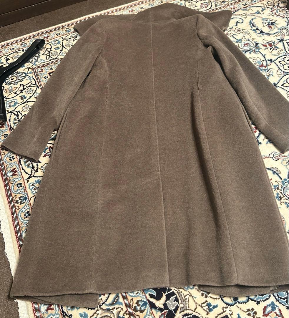 大特価 MaxMara 白タグ美品 カシミアウールコート