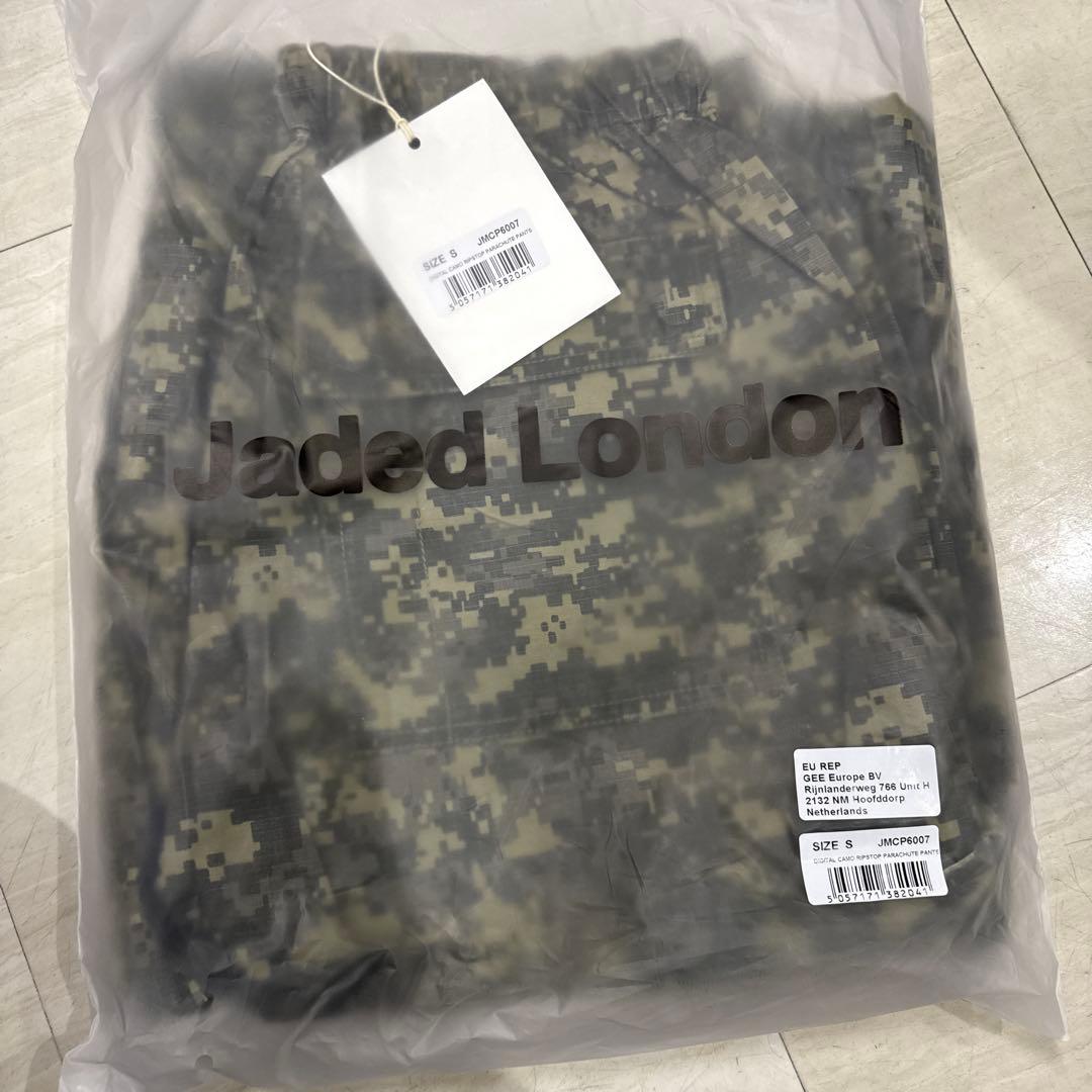Jaded London デジタルカモ パラシュートパンツ