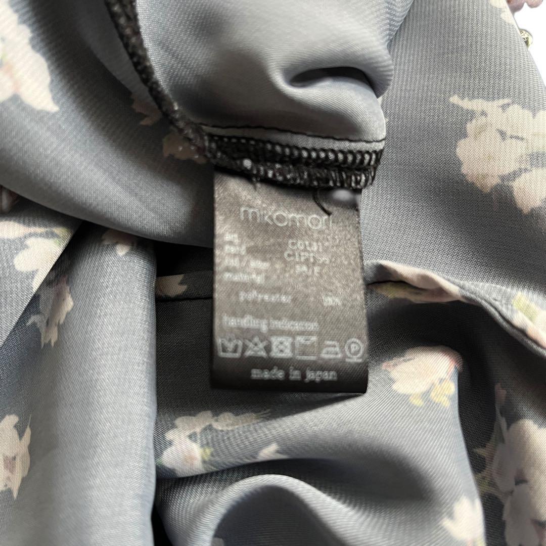 mikomori ミコモリ フラワー柄ノースリーブパンツドレス Mサイズ 極美品