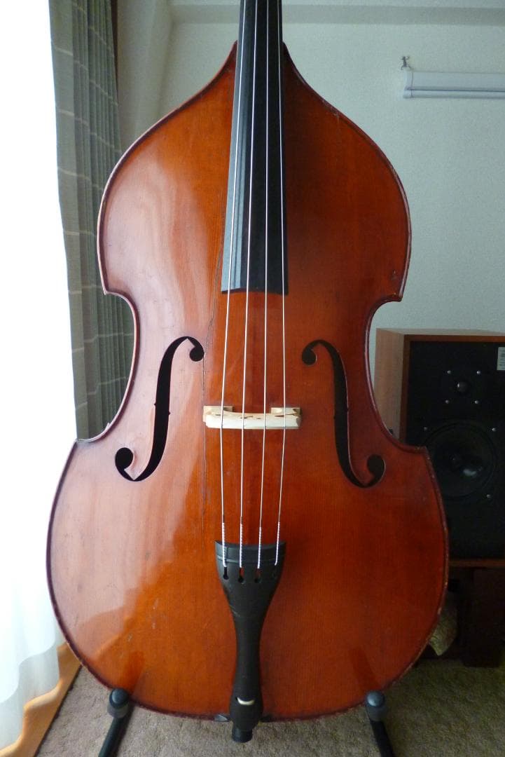 【引取限定】コントラバス（ラベルなし 詳細不明）３／４（国内４／４）