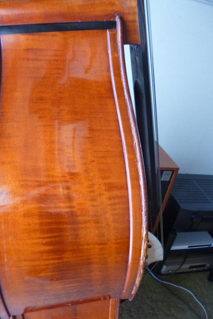 【引取限定】コントラバス（ラベルなし 詳細不明）３／４（国内４／４）