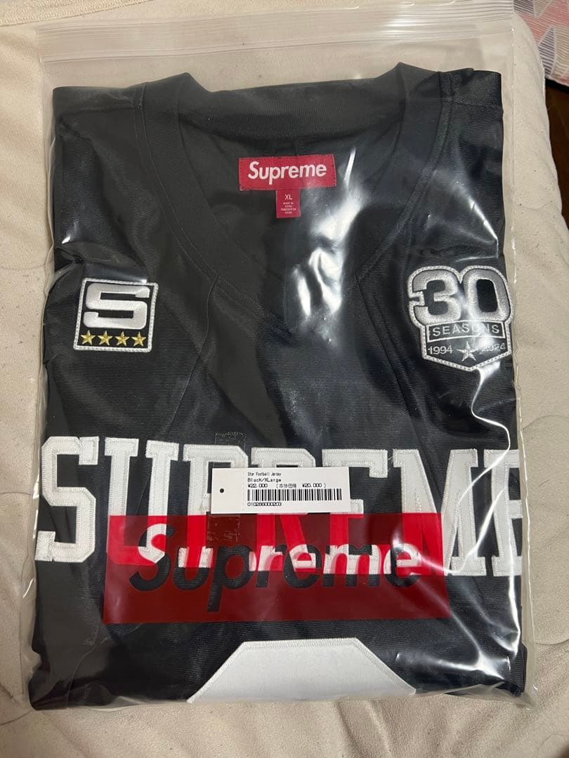シャツ Supreme Star Football Jersey \"Black\"