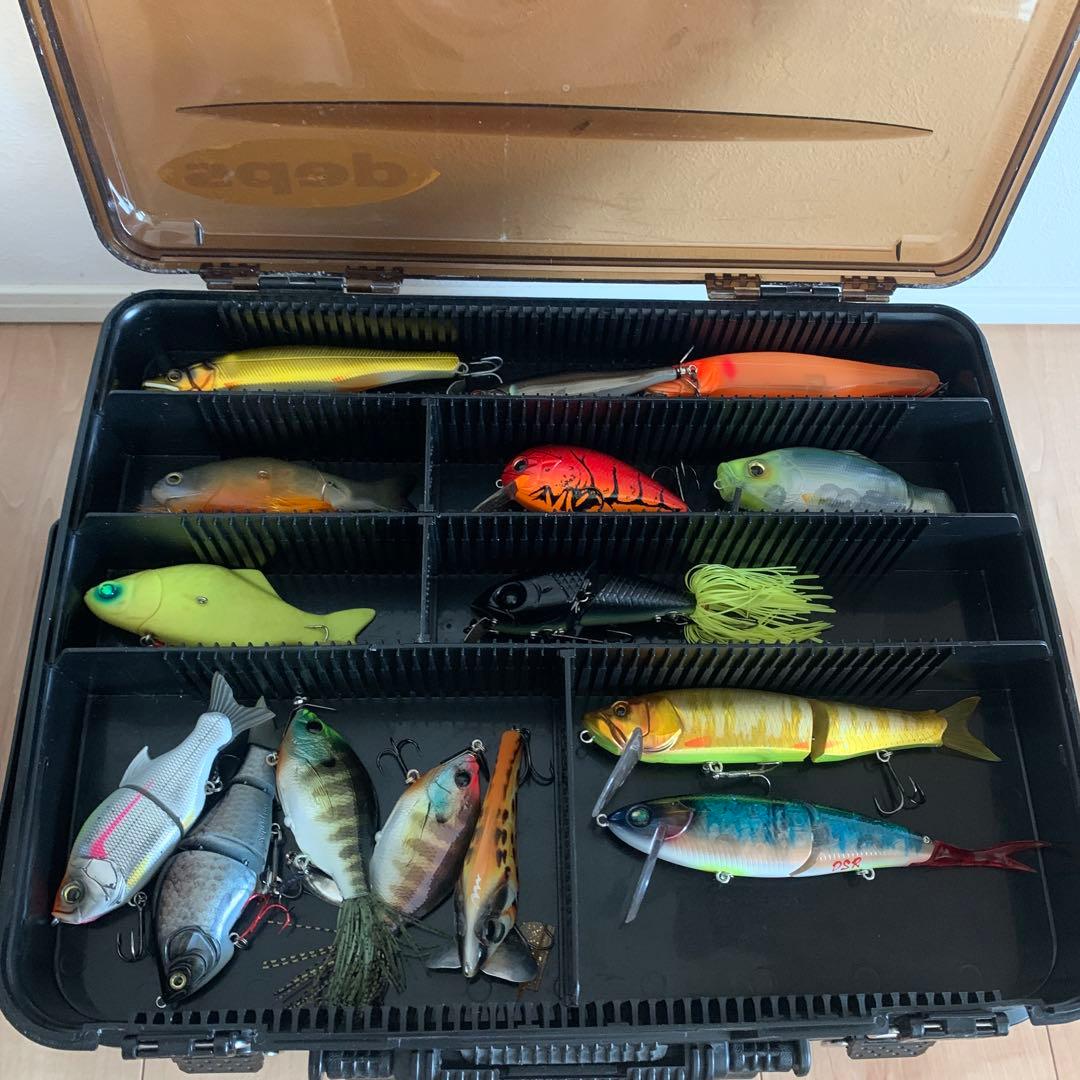 釣*楽様 漢！！バス釣りボックスセット　ルアーセット　ワームセット　検　バス釣り