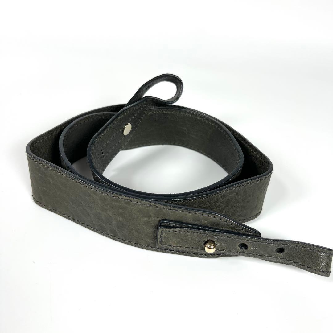 【良品】BVLGARI ブルガリ レオーニ ショルダーバッグ 2way カーキ