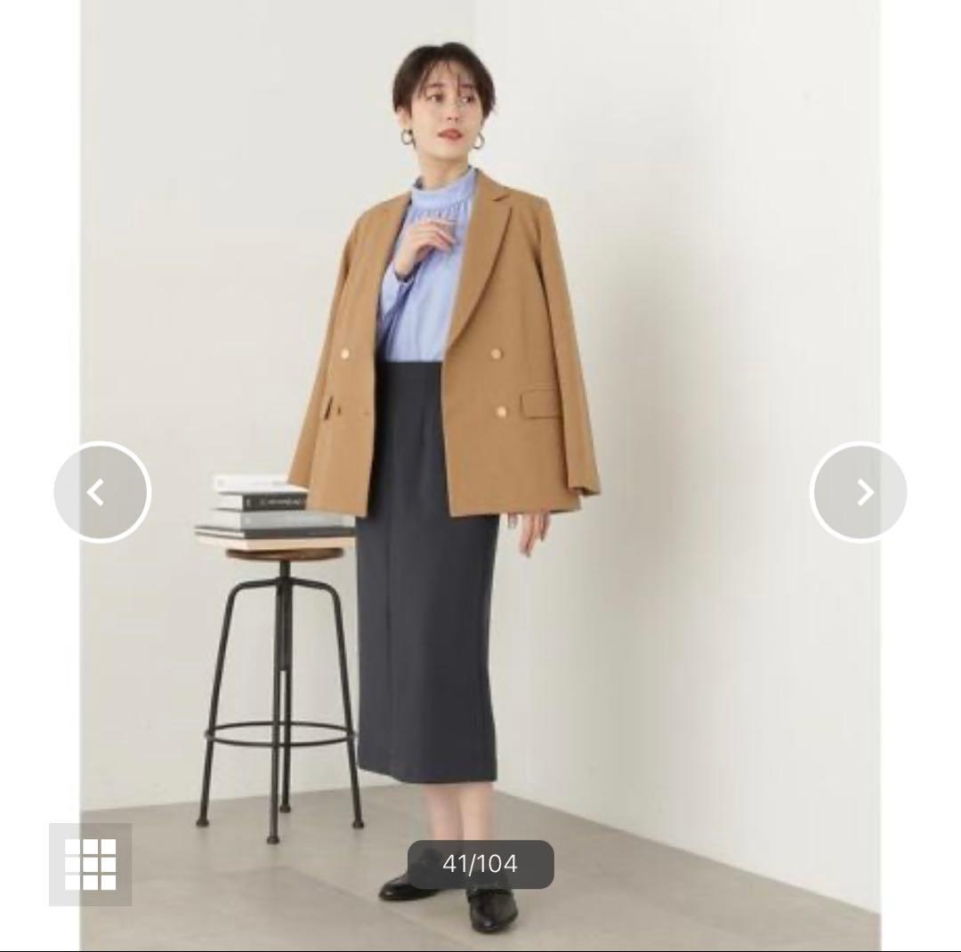 N. Natural Beauty Basicダブルブレストテーラードジャケット