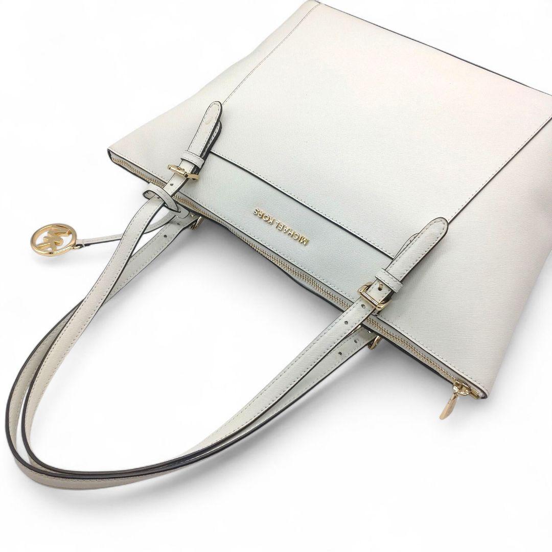 美品　マイケルコース　シアラ ラージ EW トップ ジップ トート　ホワイト