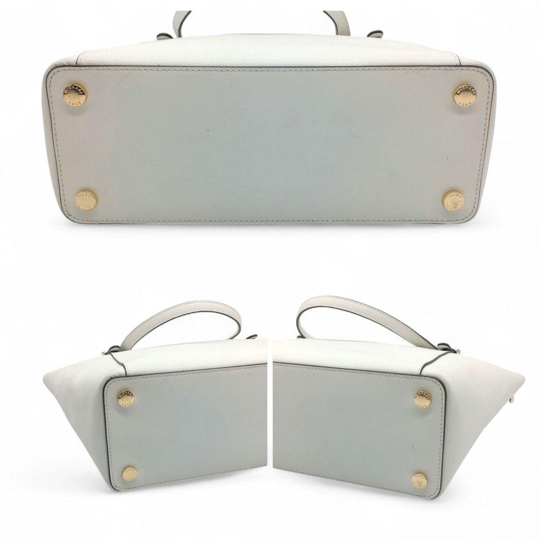 美品　マイケルコース　シアラ ラージ EW トップ ジップ トート　ホワイト