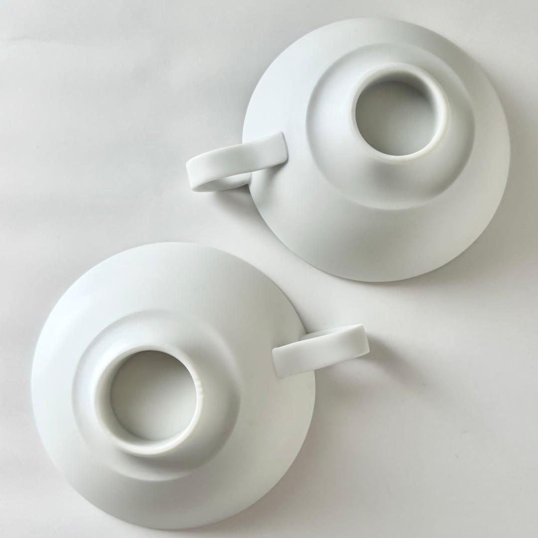 森岡希世子 白磁 C&S 2客セット 未使用