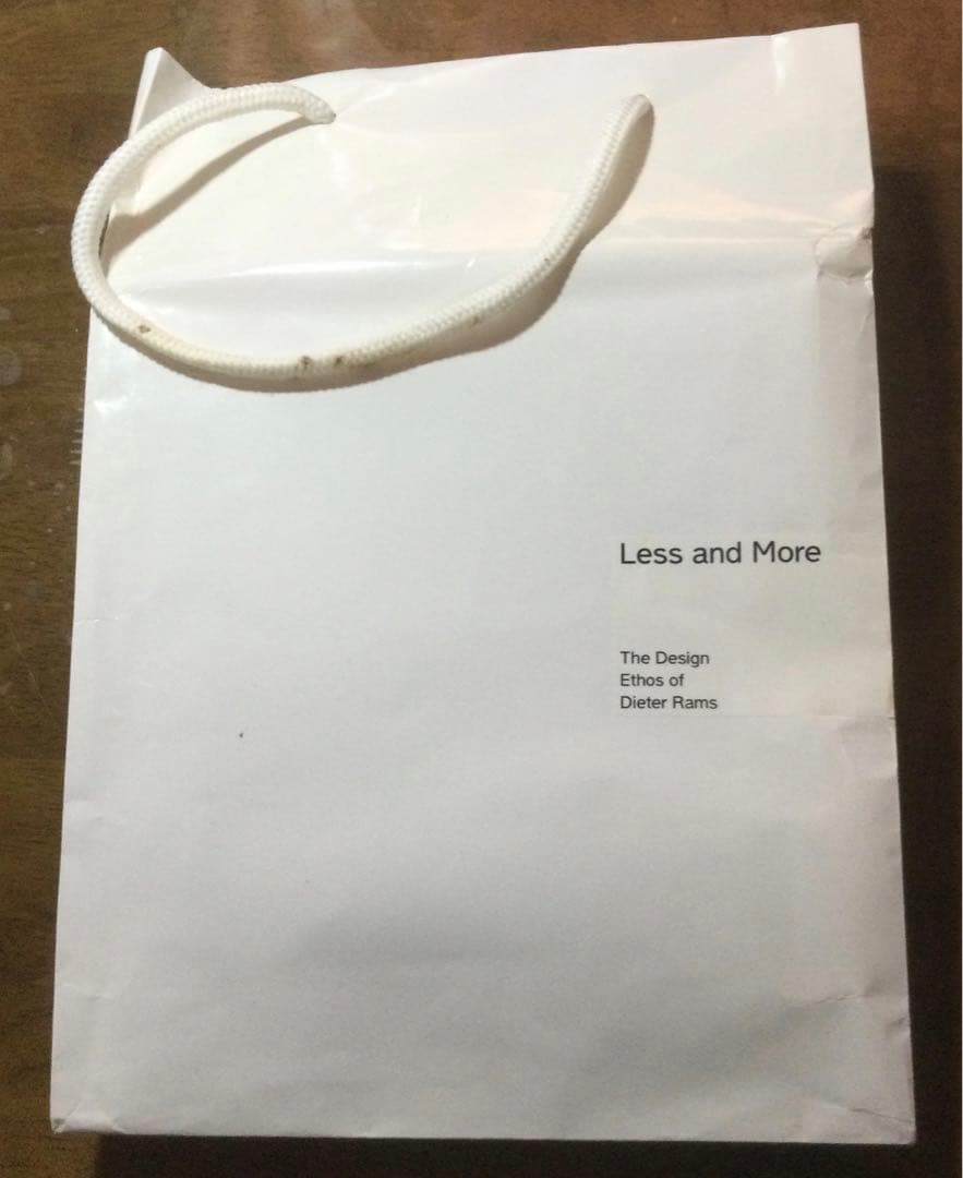 Less and More Dieter Rams ディーターラムス 日英併記