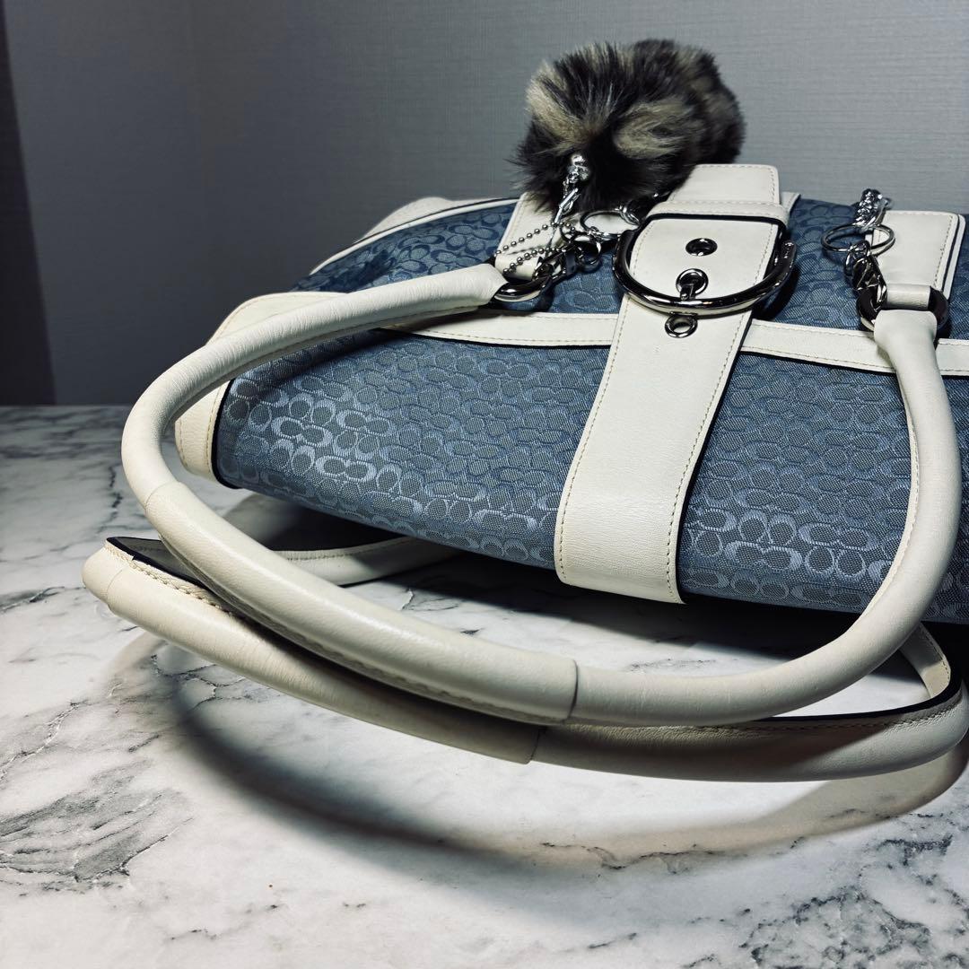 バッグ coach signature shoulder bag y2k
