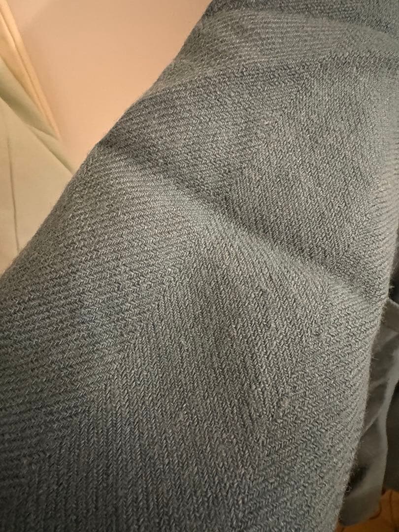 ha|za|ma 経年真価の揺らめくコート（ターコイズ）