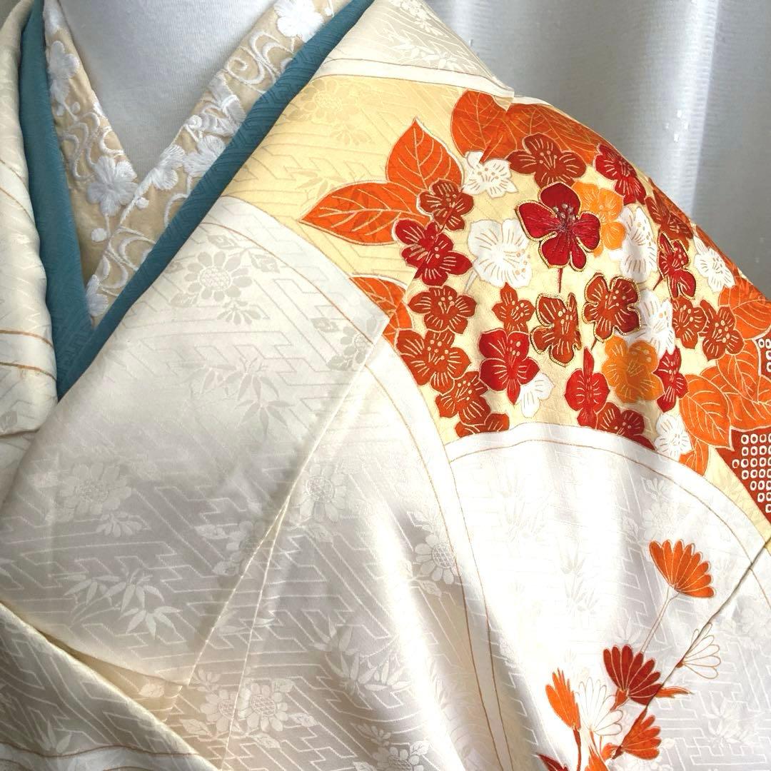 ＊振袖セット＊　レトロな振袖　 　 金駒刺繍　アンティーク