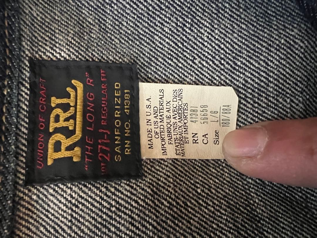 RRL デニム ジャケット アメリカ製