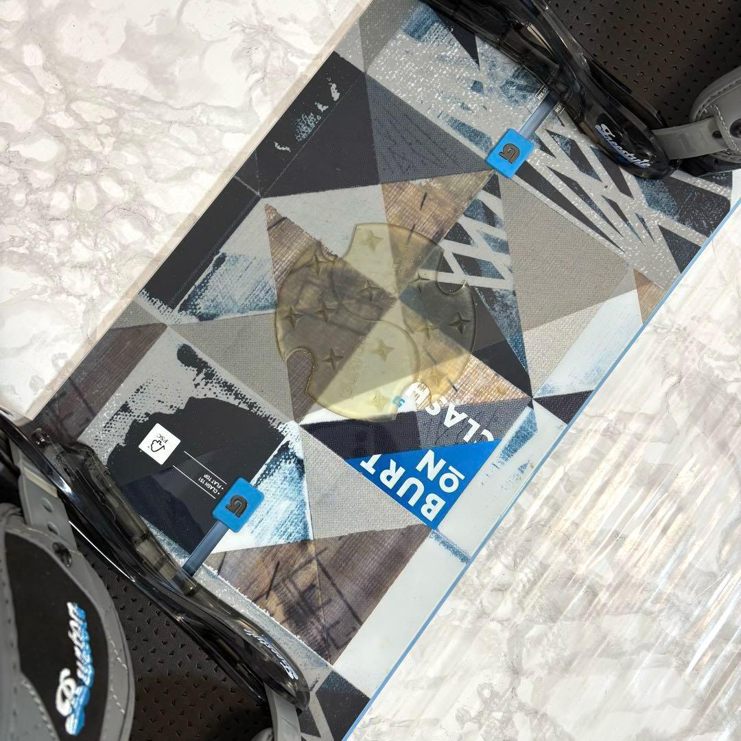 【良品】 バートン クラッシュ 151cm メンズ スノーボード 2点 バインL