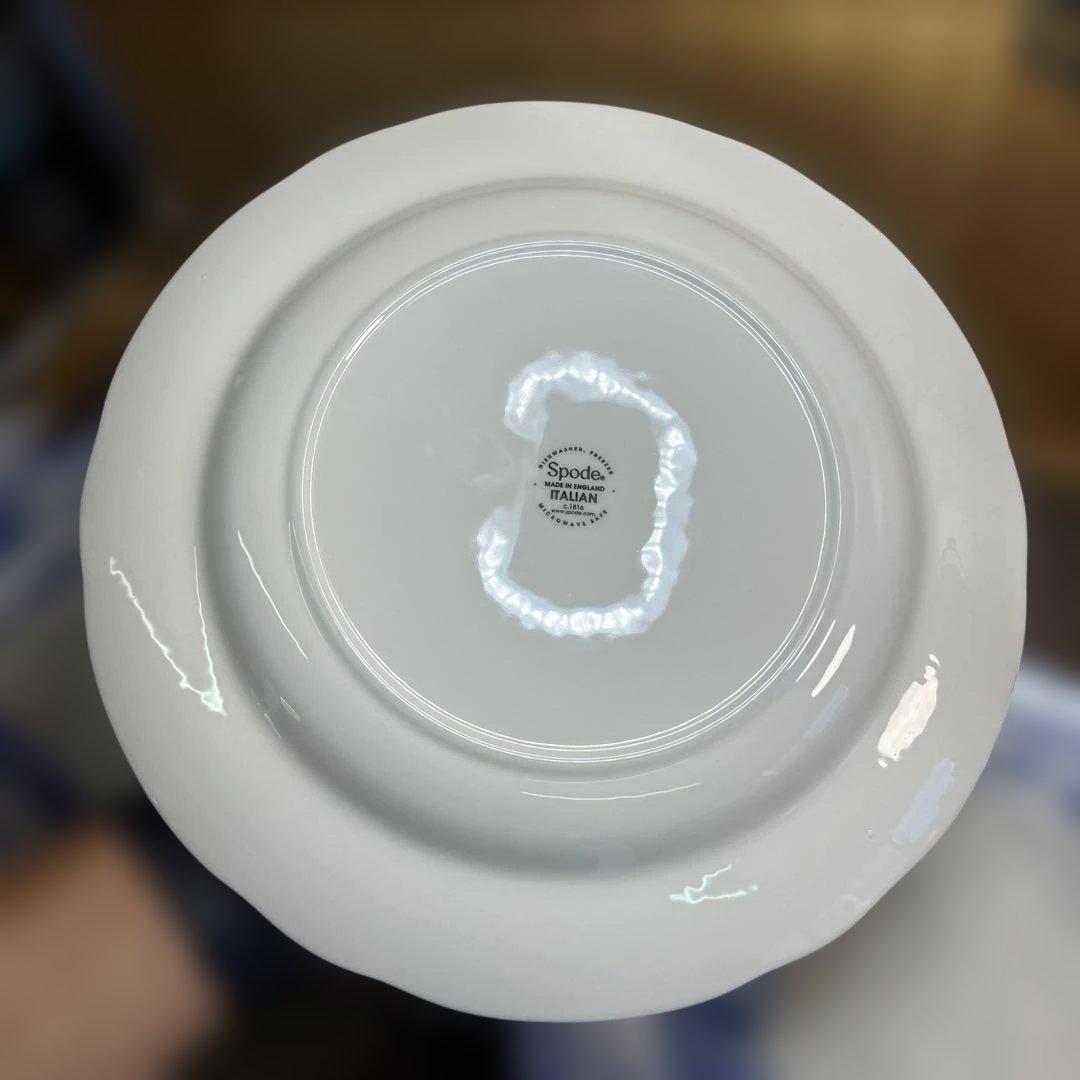 スポード　ブルーイタリアン　27センチプレート ５枚