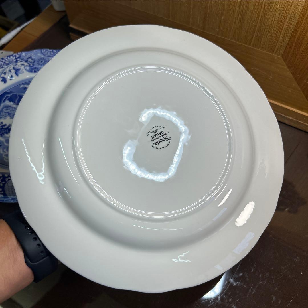 スポード　ブルーイタリアン　27センチプレート ５枚