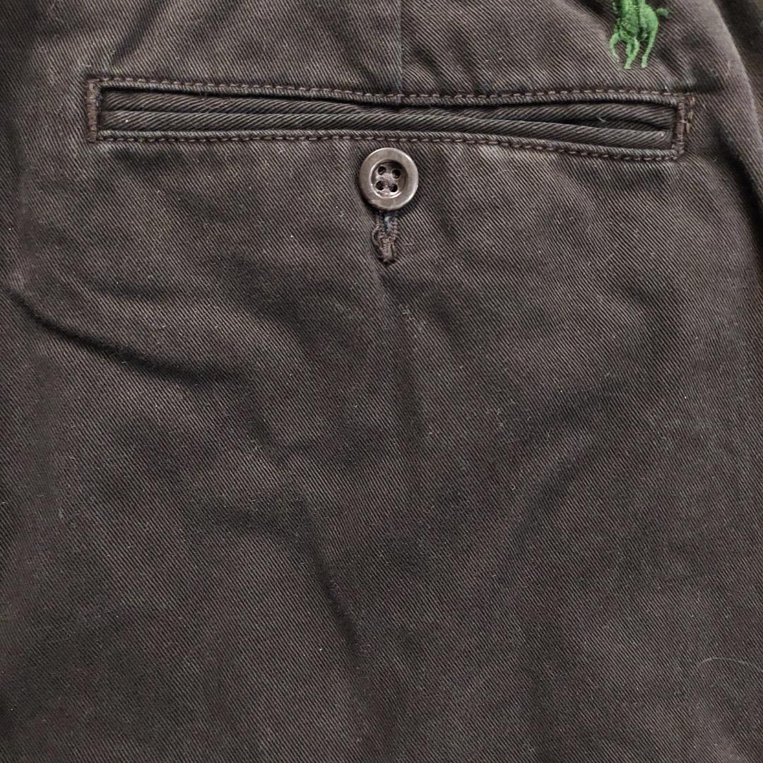 ポロバイ ラルフローレン W34 ポロチノ チノパン ボトム 黒 17875
