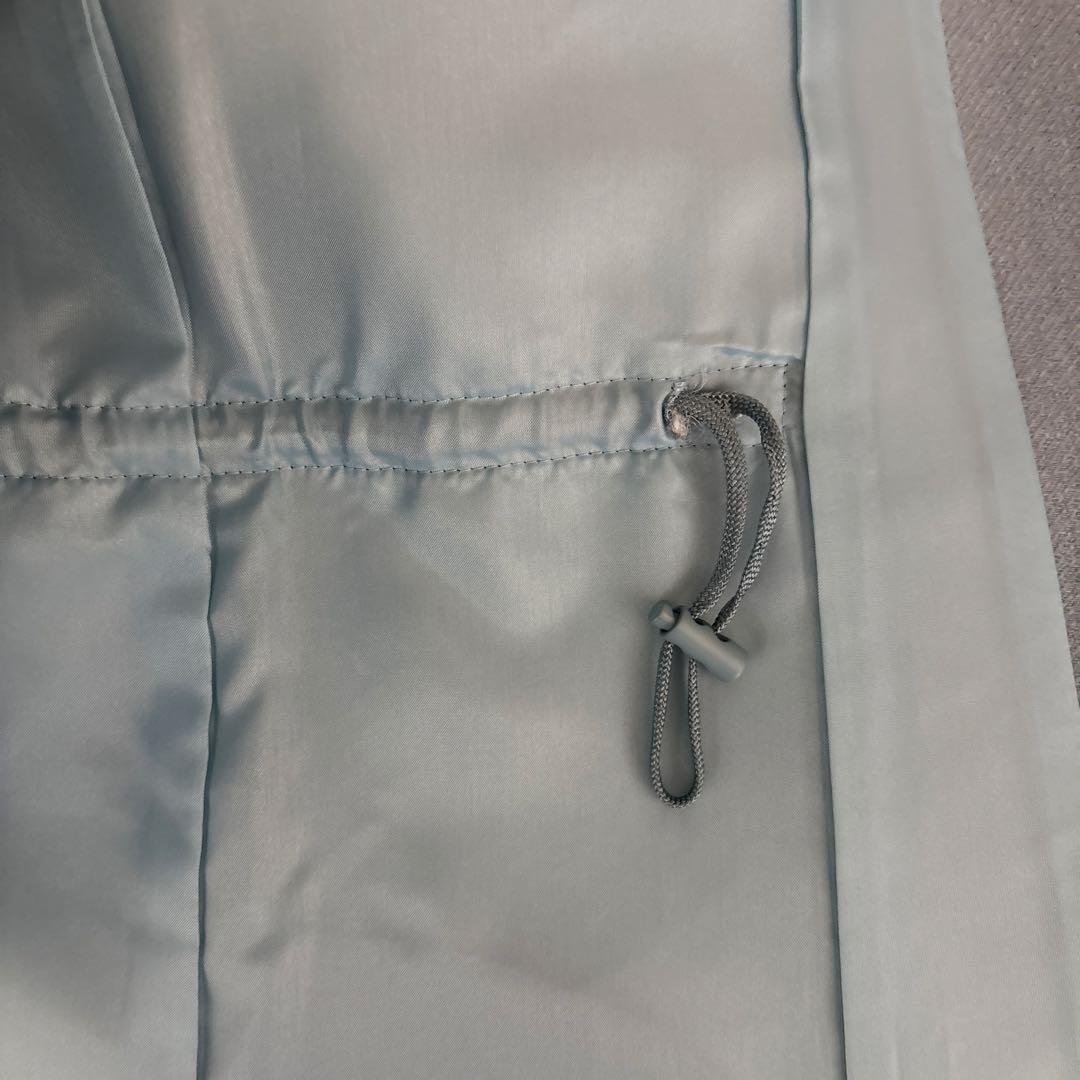 LA JOCONDE 水色ファー付きピーコート