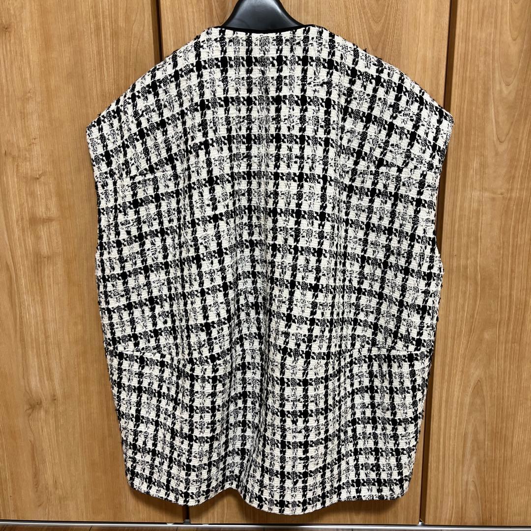 【TOMORROWLAND collection】スラブシェパード コクーンジレ