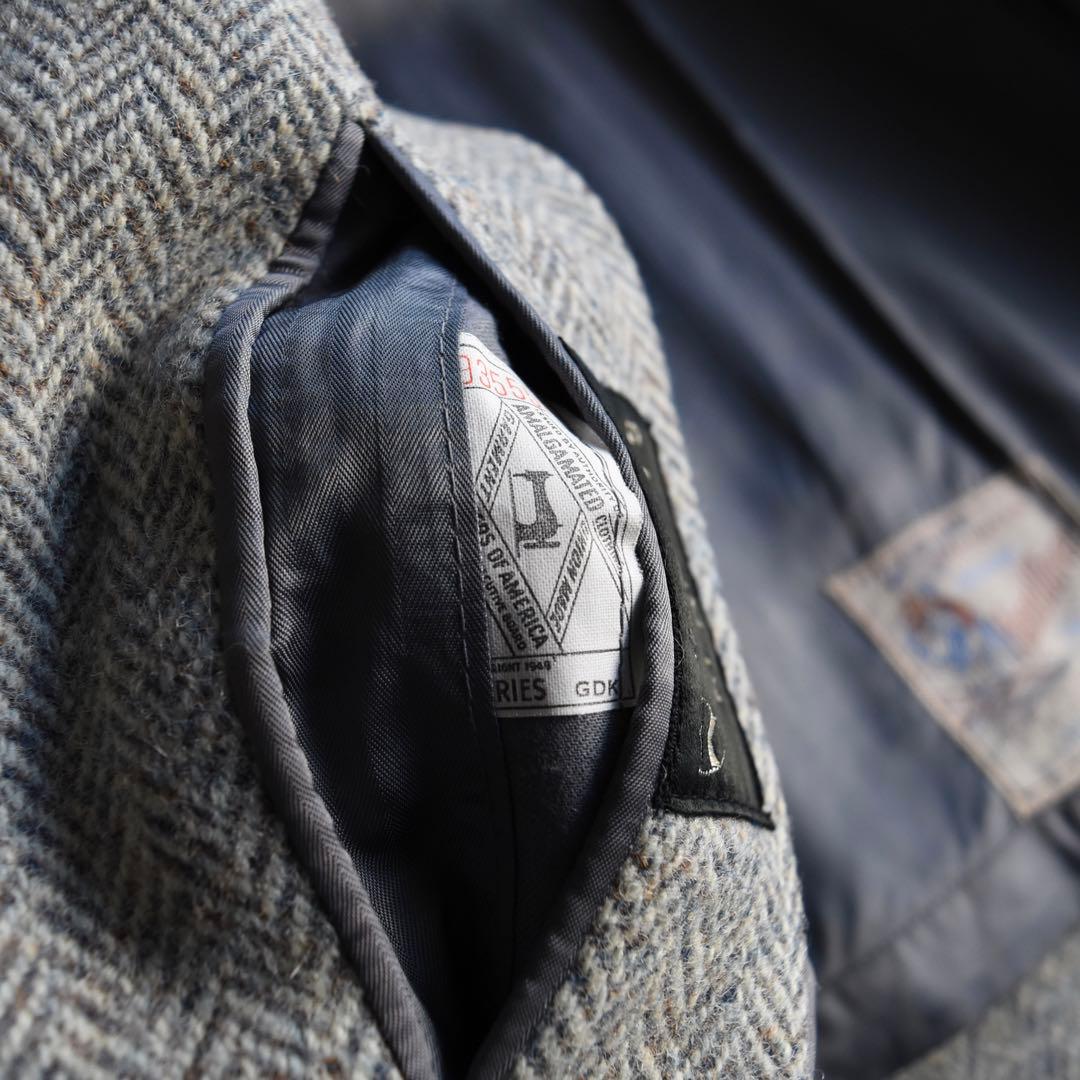 50s-60s ツイードウールコート スコットランド製 レアカラー ヴィンテージ