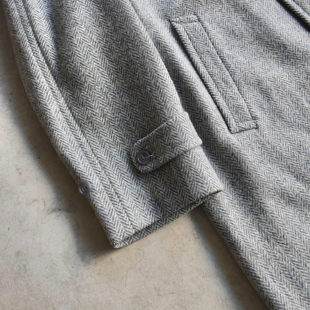 50s-60s ツイードウールコート スコットランド製 レアカラー ヴィンテージ