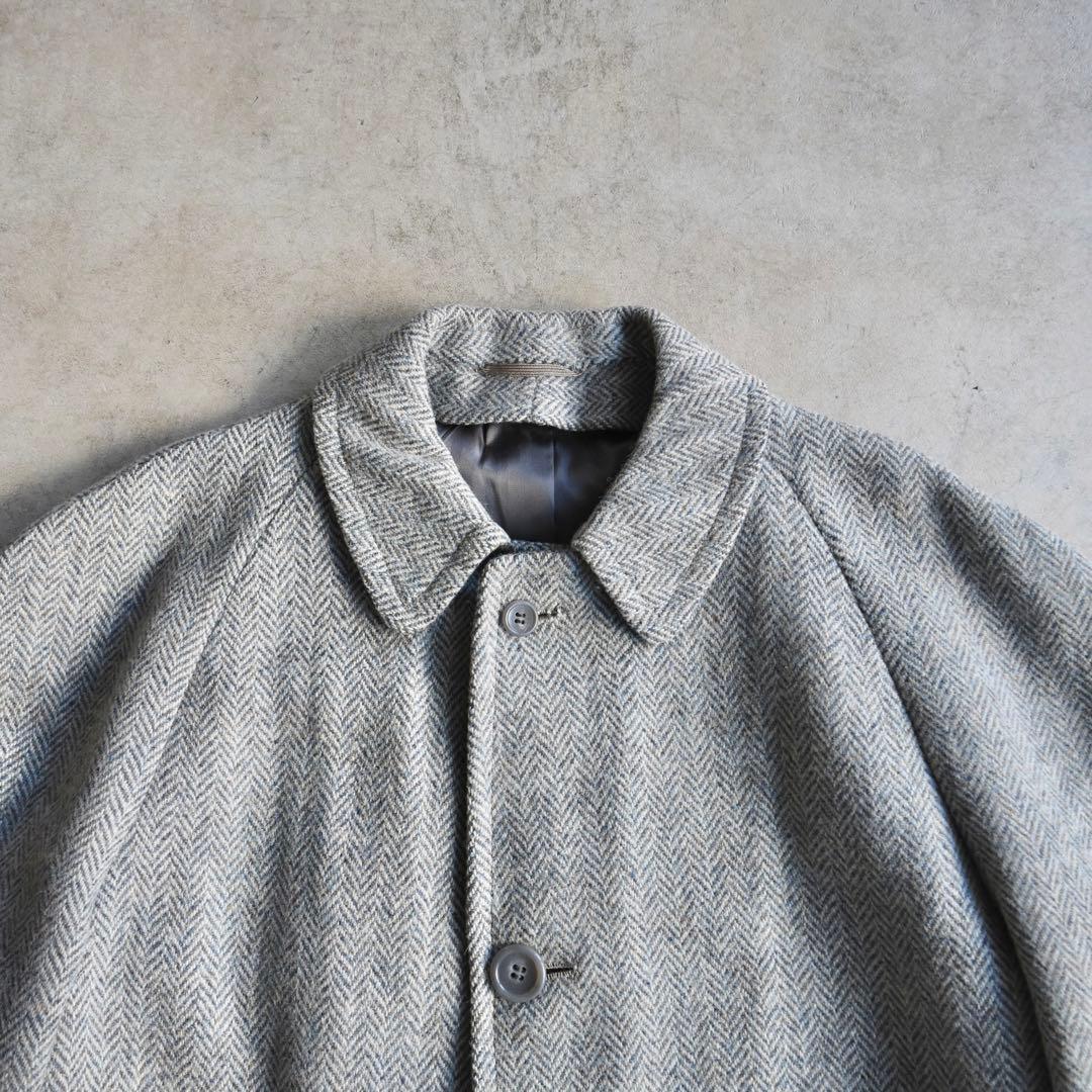 50s-60s ツイードウールコート スコットランド製 レアカラー ヴィンテージ