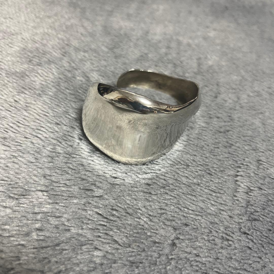 e.m. シルバー ボリュームバングル☆イーエム