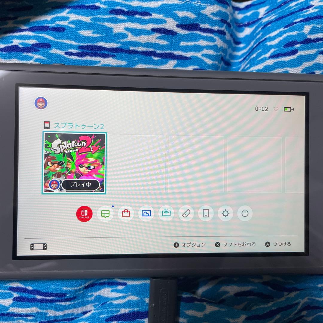 Nintendo Switch Lite グレー 本体　スプラ2ソフト付き