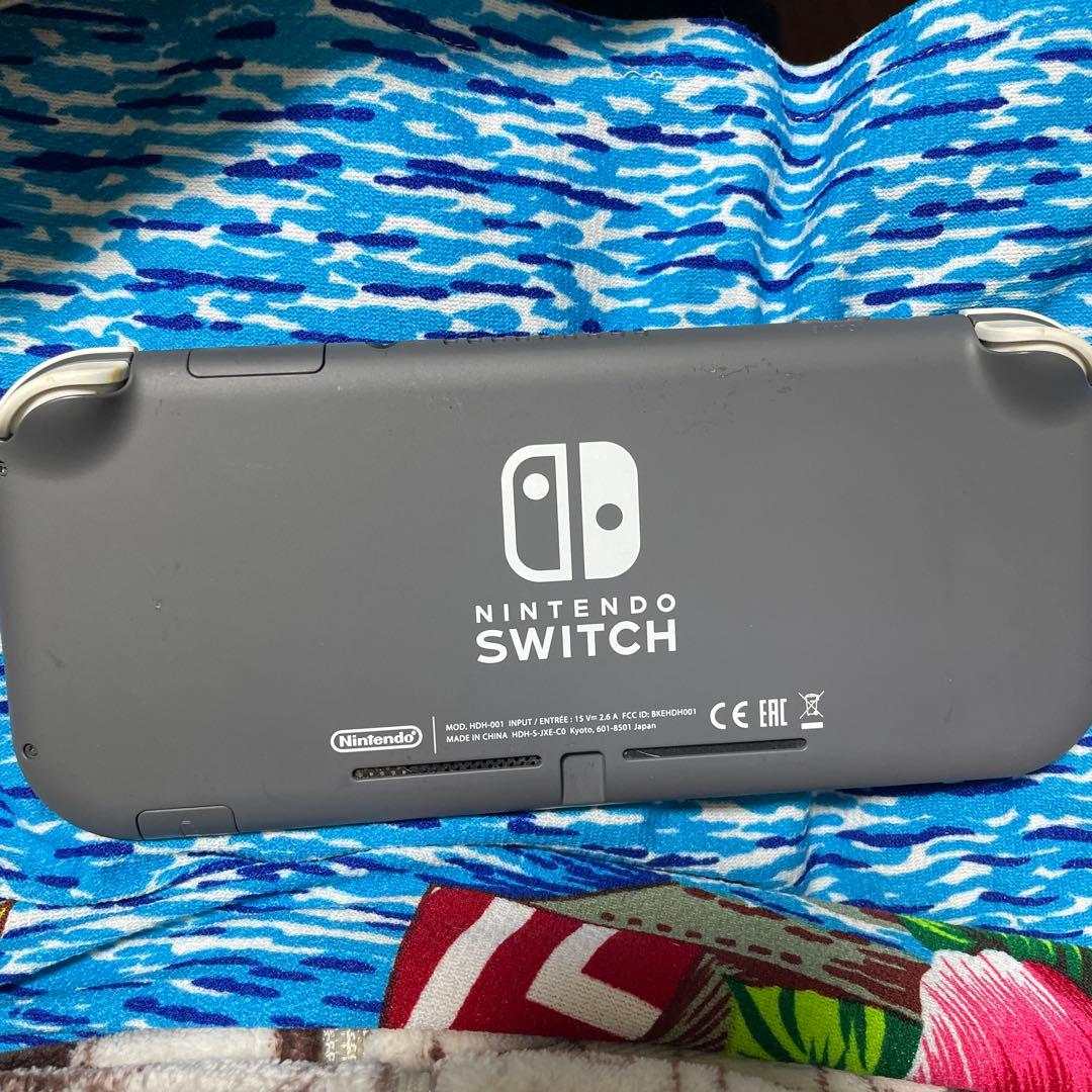 Nintendo Switch Lite グレー 本体　スプラ2ソフト付き